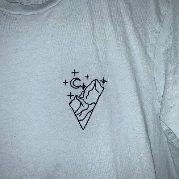 Baby Blue Pacsun T-shirt - Picture 2 of 4